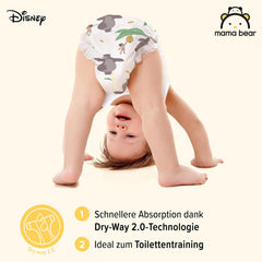Značka Amazon: Mama Bear Disney Velikost 6 (15+ kg) – měsíční balení, bílá, 120 kusů (2 balení po 60)
