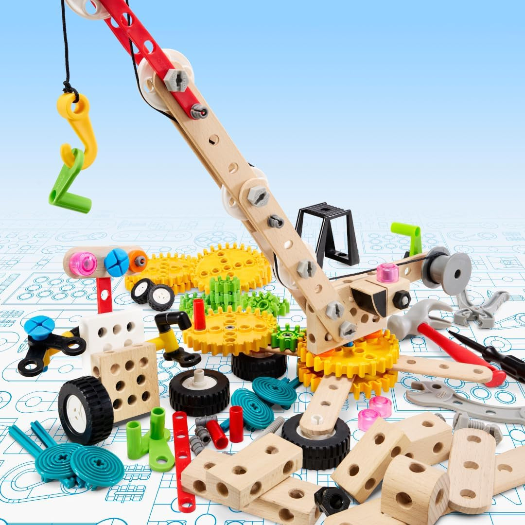BRIO Builder – 34604 Builder Sada do mateřské školy | Entwicklungsförderndes Rollenspiel- & Konstruktionsspielzeug für Kinder ab 3 Jahren