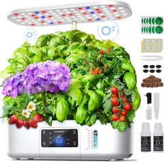 Herb Garden Hydroponic Grow System Kit s Grow Light