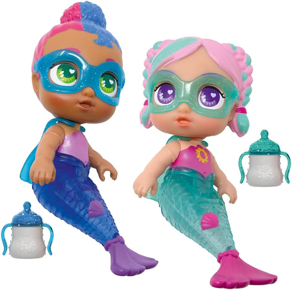 Super čistá mini siréna Kala und Gabi 12 cm s dobře známými svíčkami, hrami ve vodě (64320046)