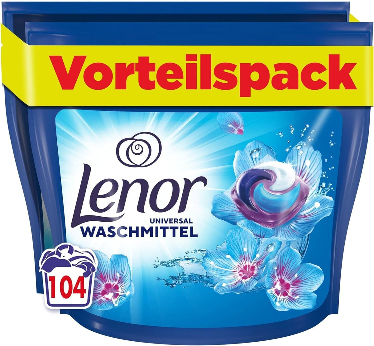 Lenor PODS All-In-1 prací prostředek, 104 kapslí, čerstvost 3x delší a hloubkové čištění i při praní za studena Naty Shop Nový model