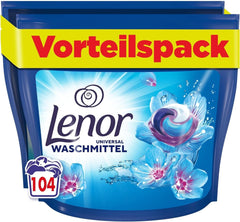 Lenor PODS All-In-1 prací prostředek, 104 kapslí, čerstvost 3x delší a hloubkové čištění i při praní za studena Naty Shop Nový model