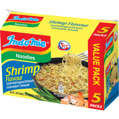INDOMIE - Instantní nudle s krevetami, balení po 5 - (1 x 5 x 70 g)