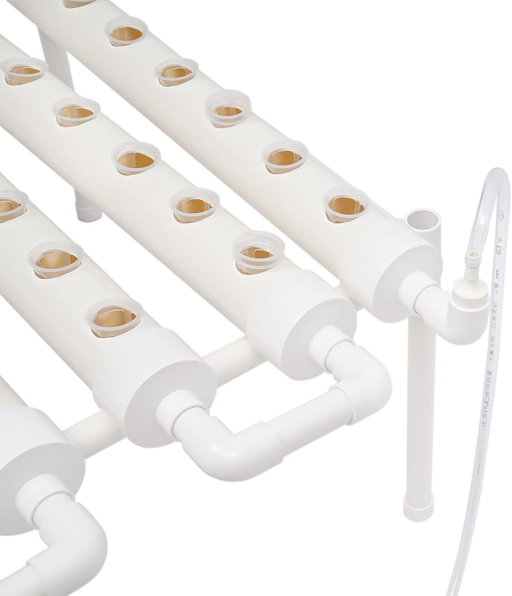 Hydroponische Systeme Grow Set Hydrokultur Rostlinná zelenina Hydroponické Pflanzen BewäSserung Systém Garten Kit Garden Tool Pflanze Sites Pěstování hydroponie Hydroponisches Anzuchtsystem 54LöCher 6Rohr