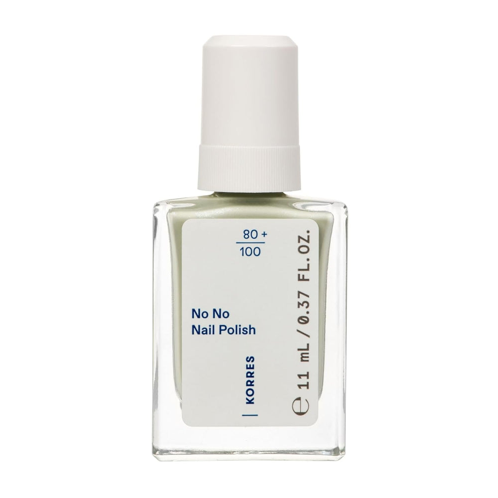 KORRES No No báze laku na nehty - 10% veganská báze bez uvolňování, pro dlouhotrvající barvu odolnou proti odlupování, 11 ml - přirozeně pěstěné nehty, bez škodlivých látek