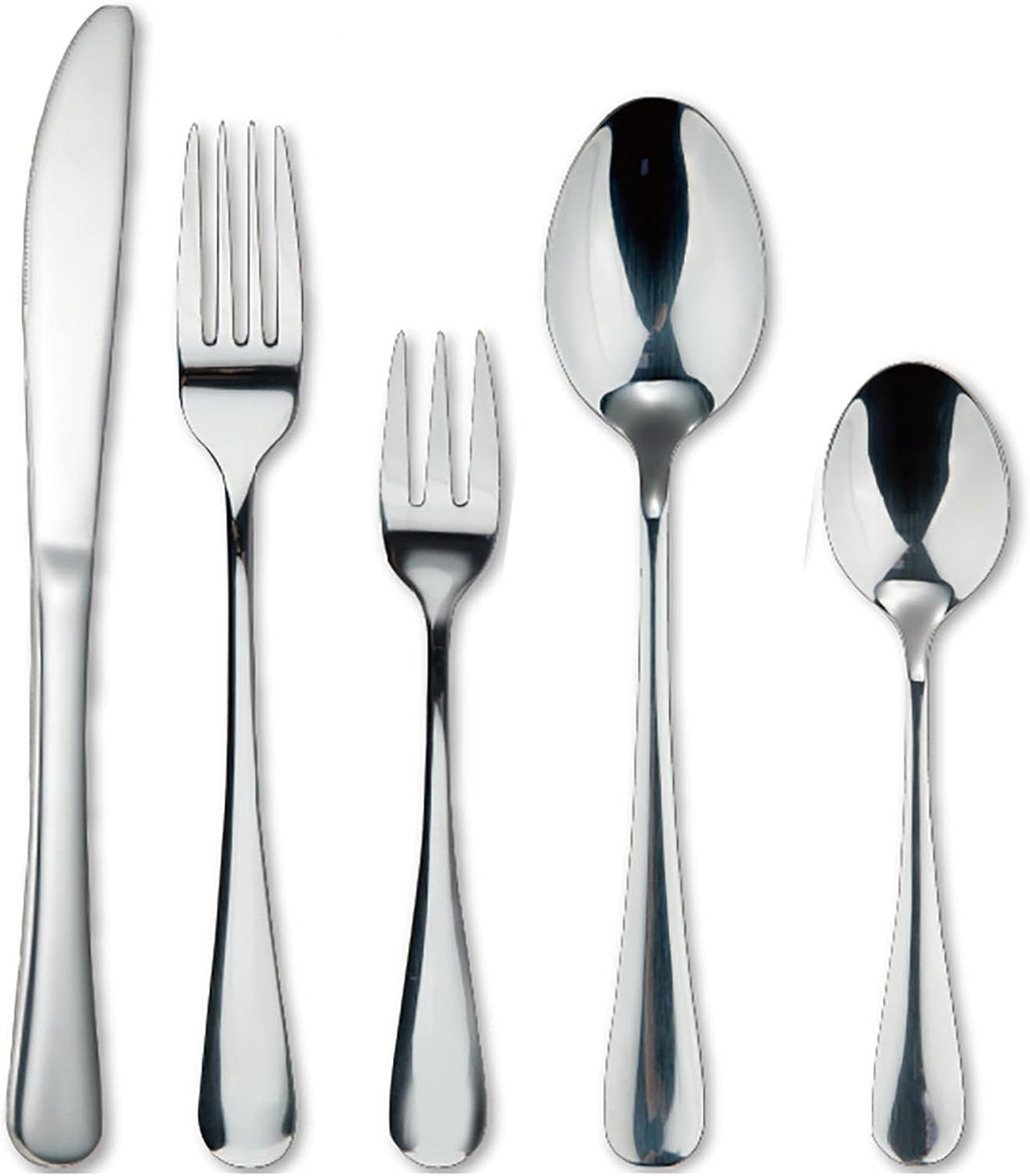 BERGNER MUNICH - Set de tacâmuri din oțel inoxidabil din 24 de piese Bucatarie Naty Shop Oțel inoxidabil 60 bucăți Jumbo Set