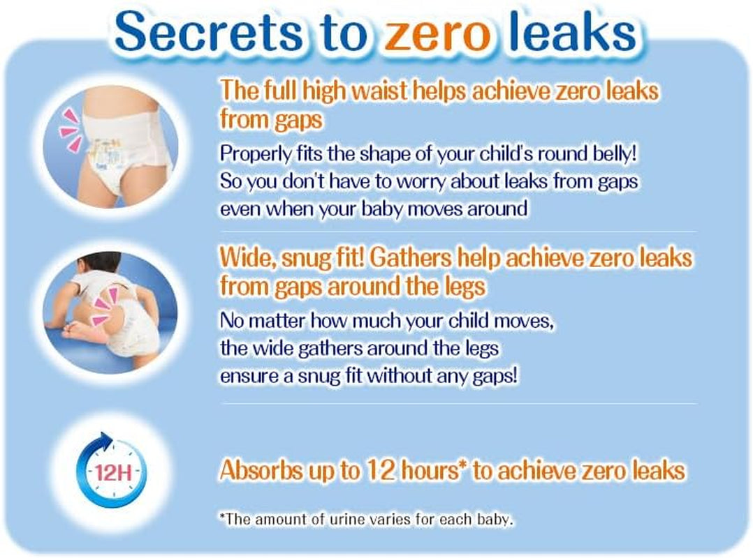 PBL plenky pro dívky (12-22 kg.) - Pleny pro dívky, 1-5 let, 38 balení, velikost 4, ochrana proti moči a stolici, voděodolné, kreslený vzor, ​​jednorázové, bez parabenů, 35 cm x 34 cm x 11 cm