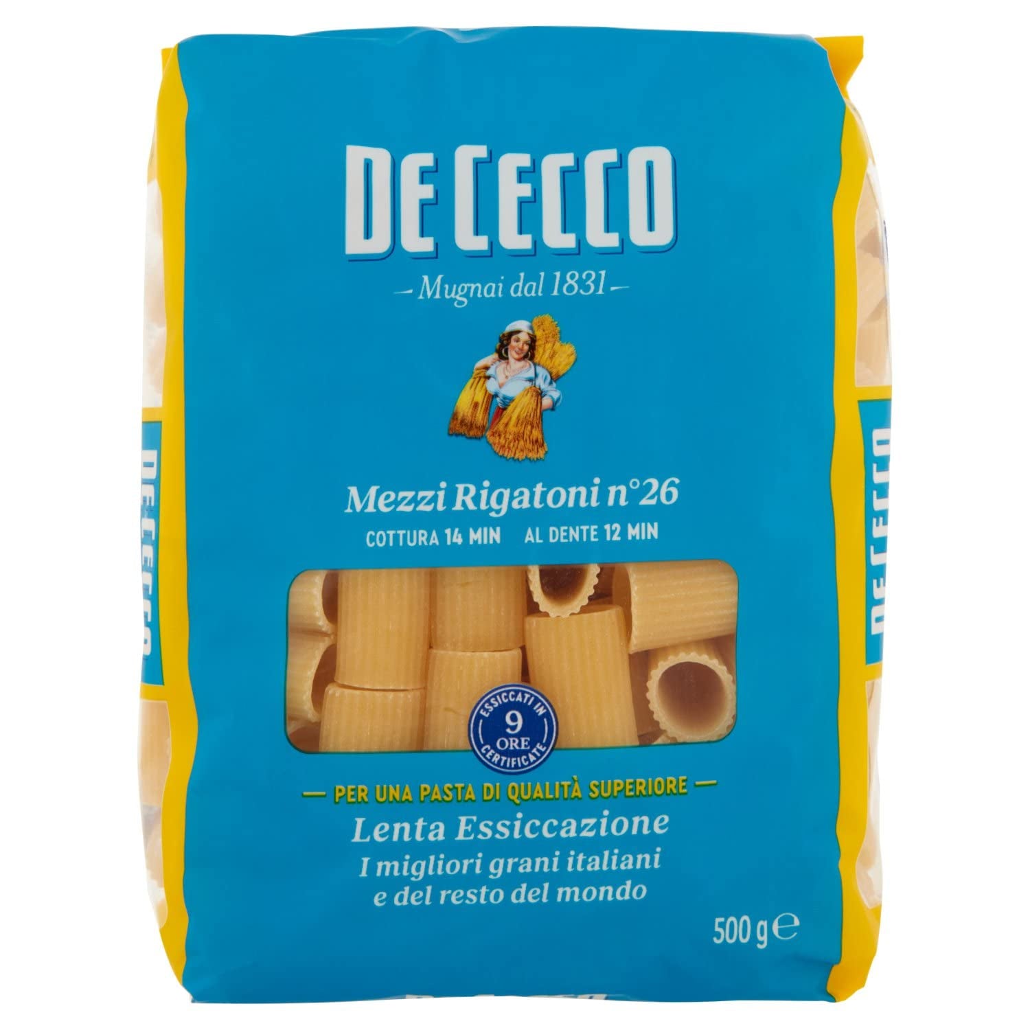 Těstoviny Mezzi Rigatoni, balení 1 ks (1 x 500 g)