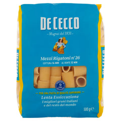 Těstoviny Mezzi Rigatoni, balení 1 ks (1 x 500 g)