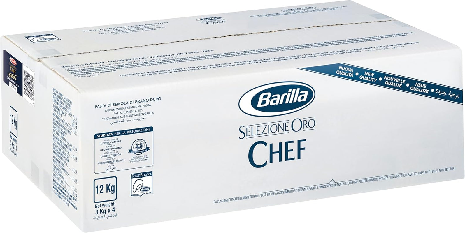 Barilla Selezione Oro Šéfkuchař špagety n. 5, balení po 4 (4 x 3 kg)