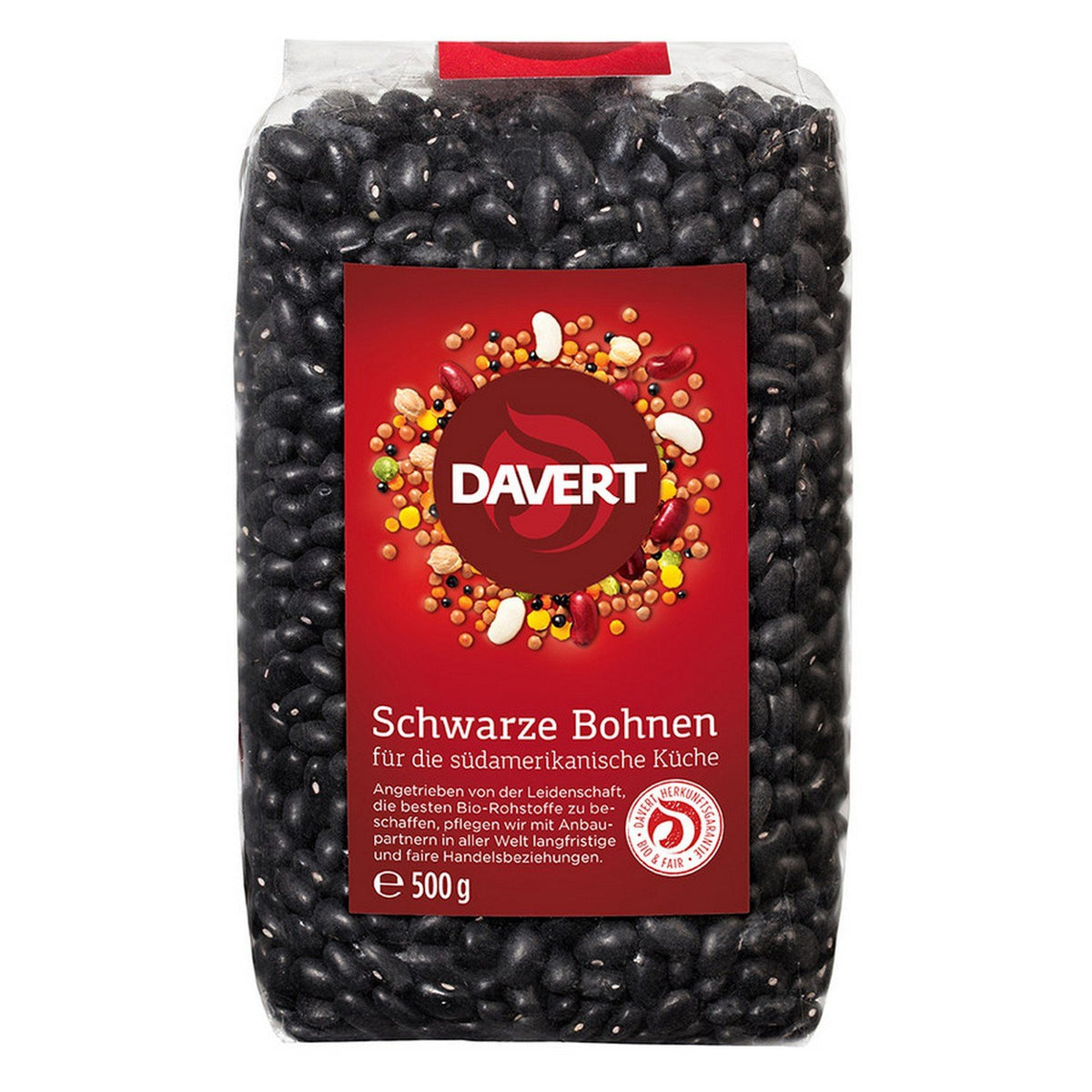 Davert černé fazole (1 x 500 g)