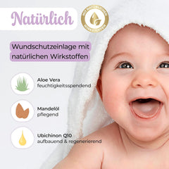 Millis Zaubertücher bei Windeldermatitis Baby, Bekannt aus "Die Höhle der Löwen", 25 Tücher (1 x 25er) s Aloe Vera, Mandelöl & Q10 - Pflegt, Schützt & dient als Wundschutz bei gereizter Haut
