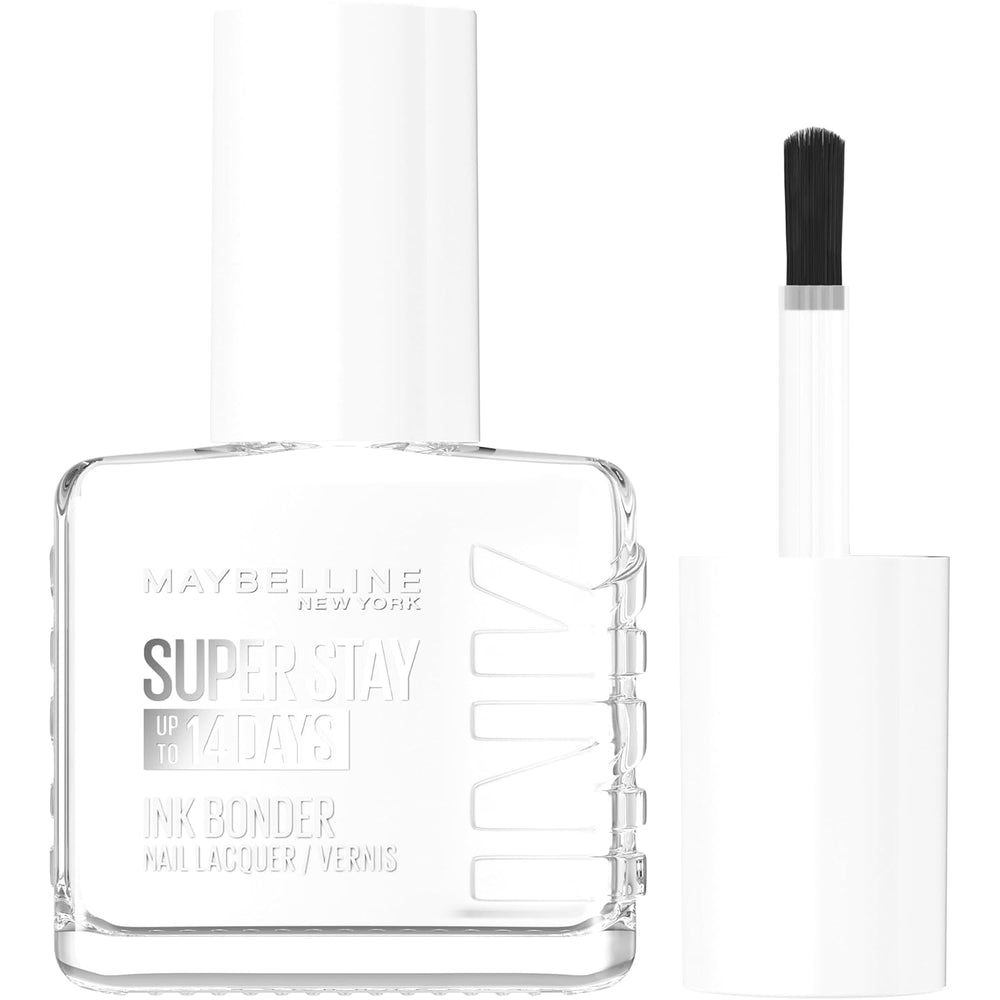 Maybelline New York Super Stay Ink Bonder 940 Alpine Snow - dlouhotrvající lak na nehty pro silné nehty a intenzivní barvu, 12,3 ml