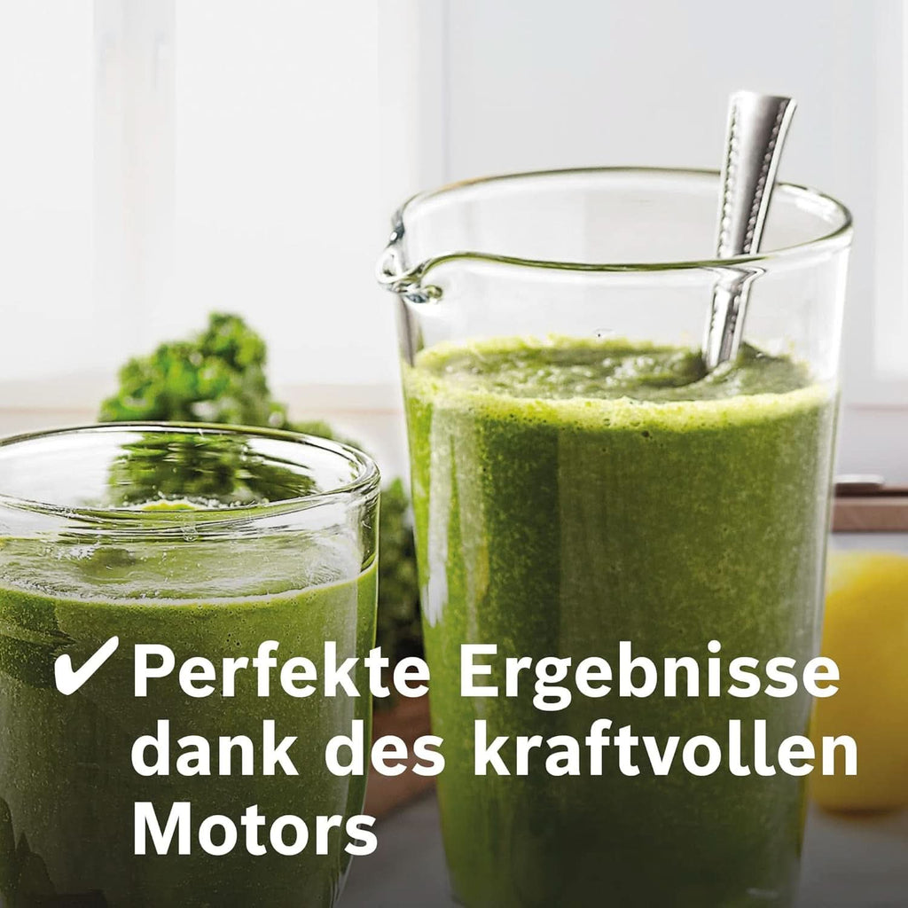 Bosch Standmixer Vitaboost MMBH6P6BDE, 6-Klingen-Edelstahlmesser, 2,5L Tritan-Mixbehälter, Stopfer, 6 Automatikprogramme, Rezeptbuch, Bpa-Frei, Einfache Reinigung, 45,000 U/Min, 1600 W, Schwarz Bucatarie Naty Shop