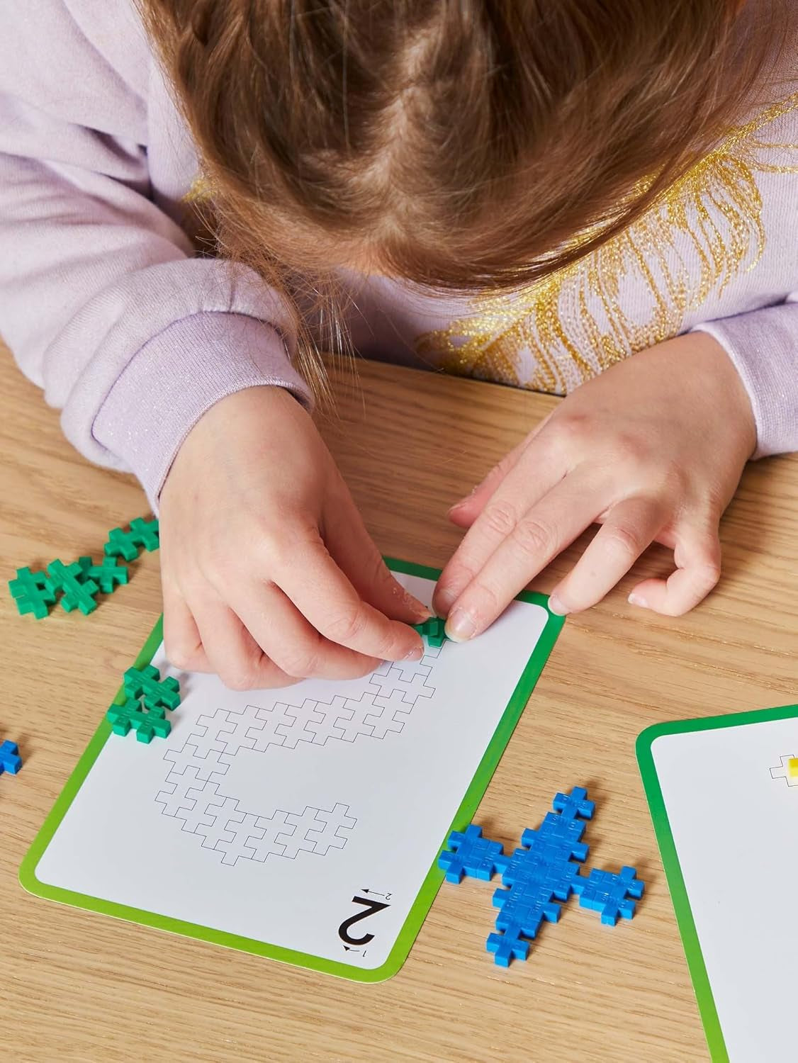 Plus-Plus 9603909 Geniales Konstruktionsspielzeug, Naučte se stavět, ABC & 123, Kreativ-Bausteine, 600 Teile