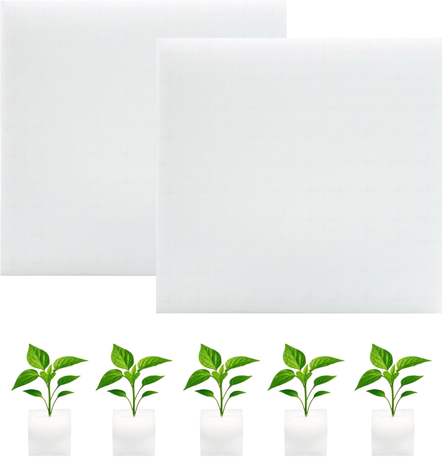 Rockwool, Propagace Rockwool, 2ks, Hydroponická houba, 200ks po nařezání - Alternativa pro skleník, klíčení semen a domácí zeleninu