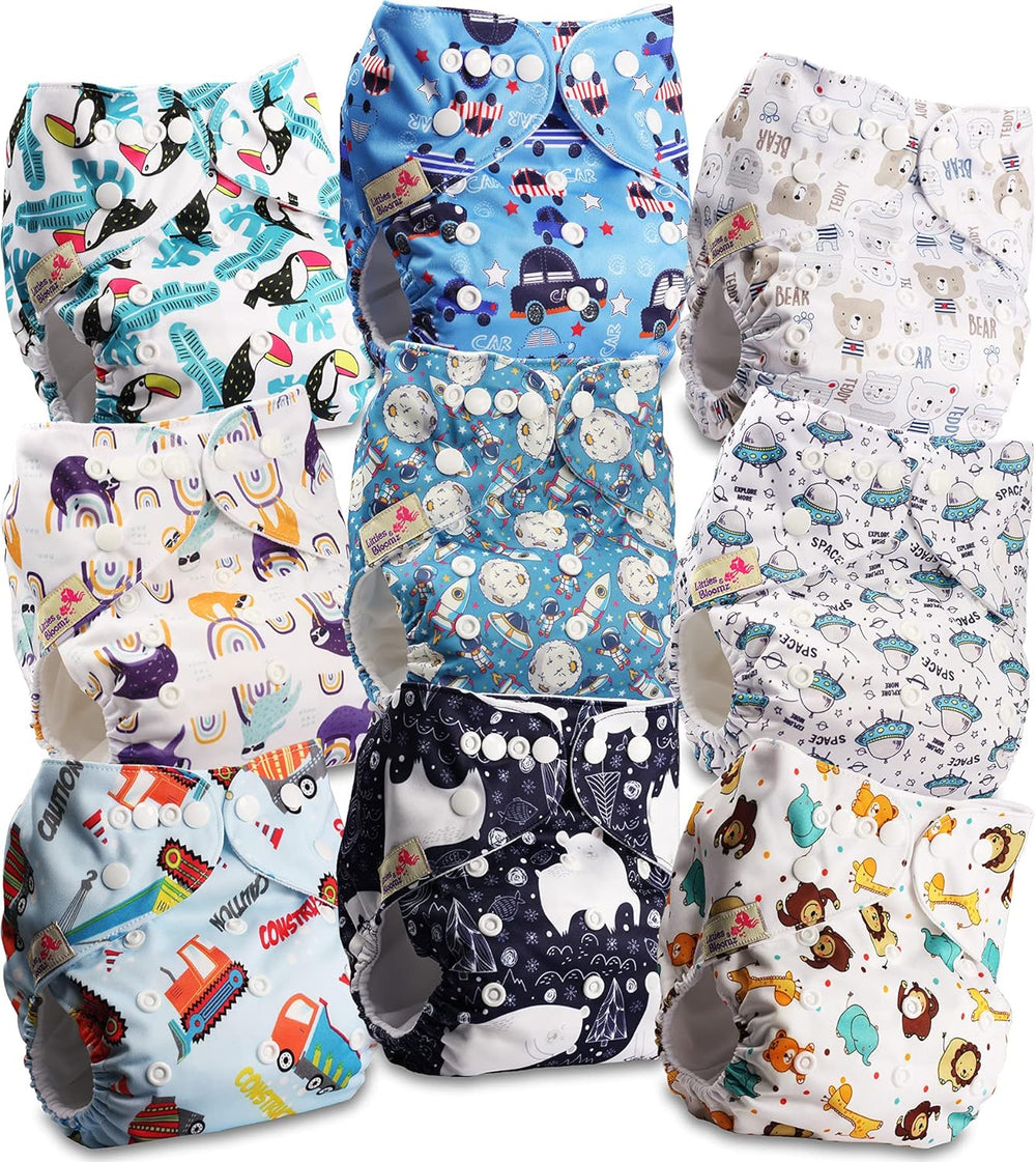 Littles a Bloomz FLP2-0406 Standard Clip opakovaně použitelná plena, 4 plenky