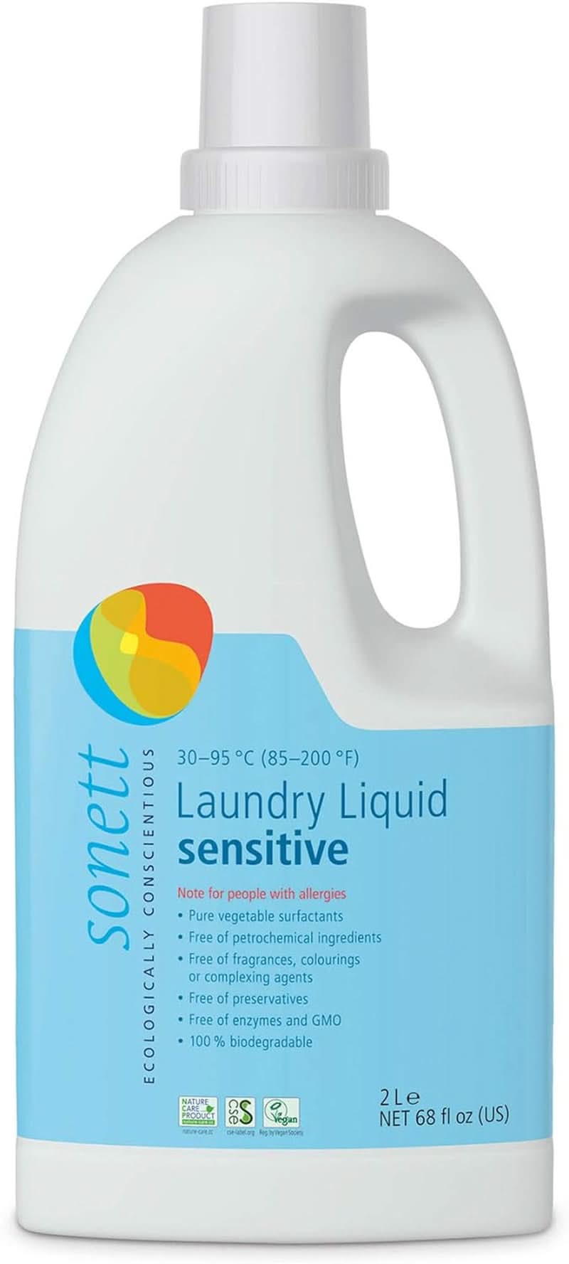 Lichid de spălat vase Sonett Sensitive, 1 litru Naty Shop 2 litri