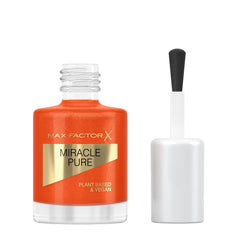 Max Factor Miracle Pure Nail, ultra lesklý, intenzivně barevný lak na nehty s leskem léčivých krystalů a výživnými složkami, Color 430 Bold Jasper