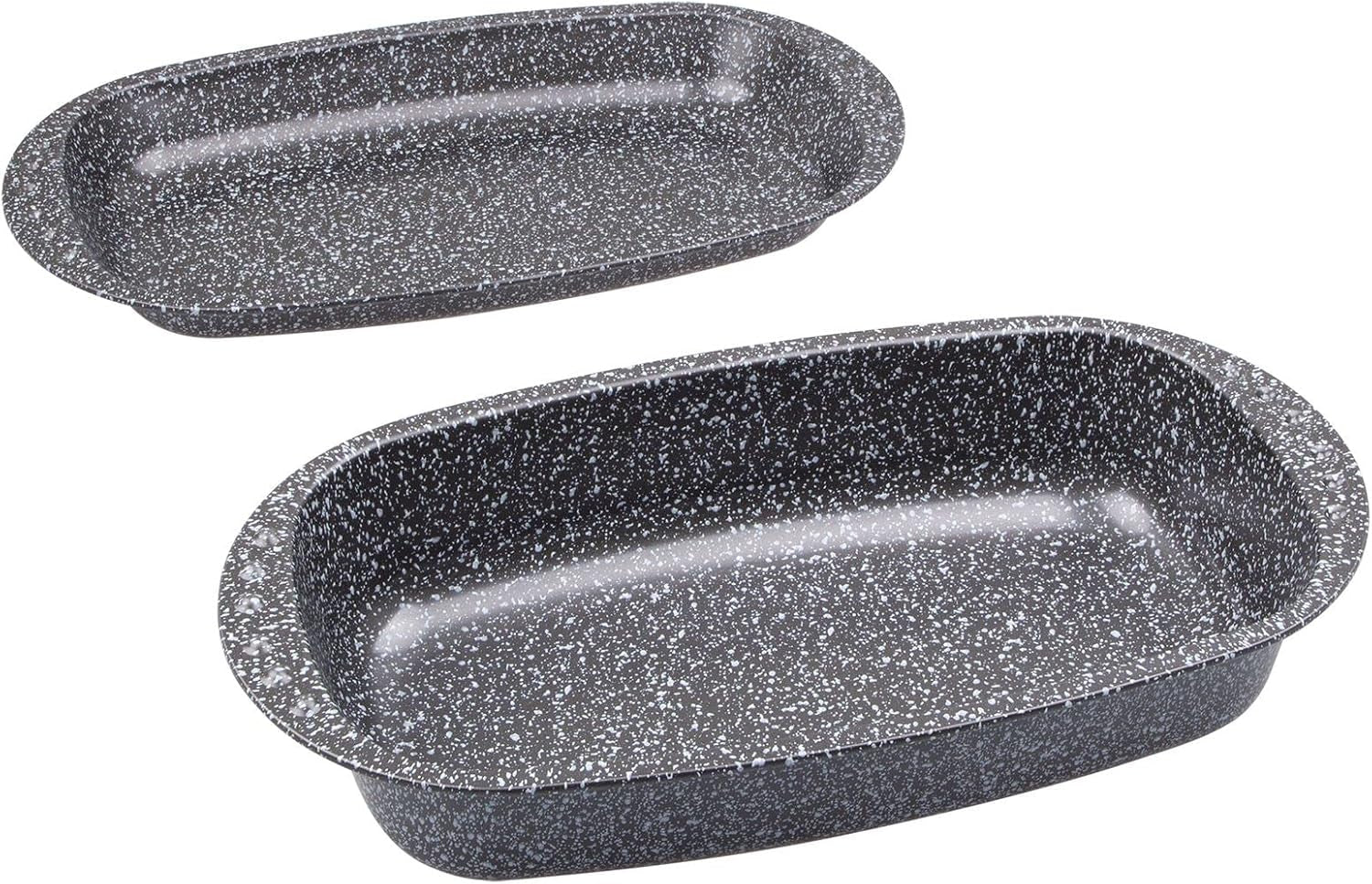 C|H|G Brotback- Und Bratenform Mit Deckel "Granito", Skandia Xtreme Plus: 4-Fach Antihaftbeschichtung in Granitoptik, 37 X 20 X 7 Cm, Made in Germany Formy a plechy na pečení Naty Shop