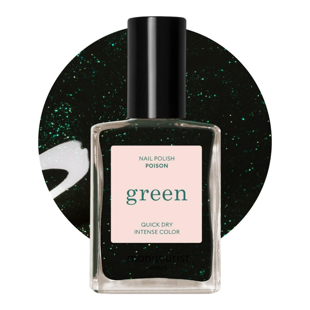 Manucurist Green - Rosy Beige Shell Beige Lak - Rychleschnoucí lak na nehty - DIY Nails - Vegan 12-Free - Rostlinná báze - Lak na nehty - Vyrobeno ve Francii
