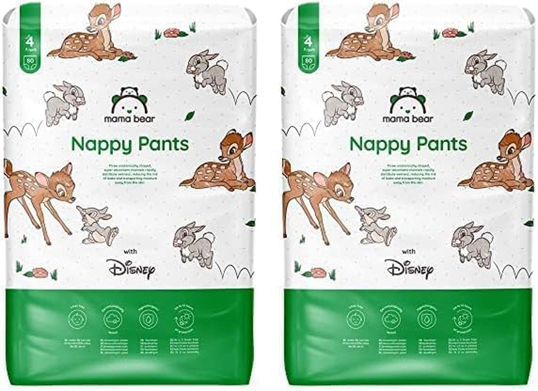 Značka Amazon: Mama Bear Disney Plenky, velikost 5 (12-17 kg) – měsíční krabička, bílá, 140 kusů (2 balení po 70)