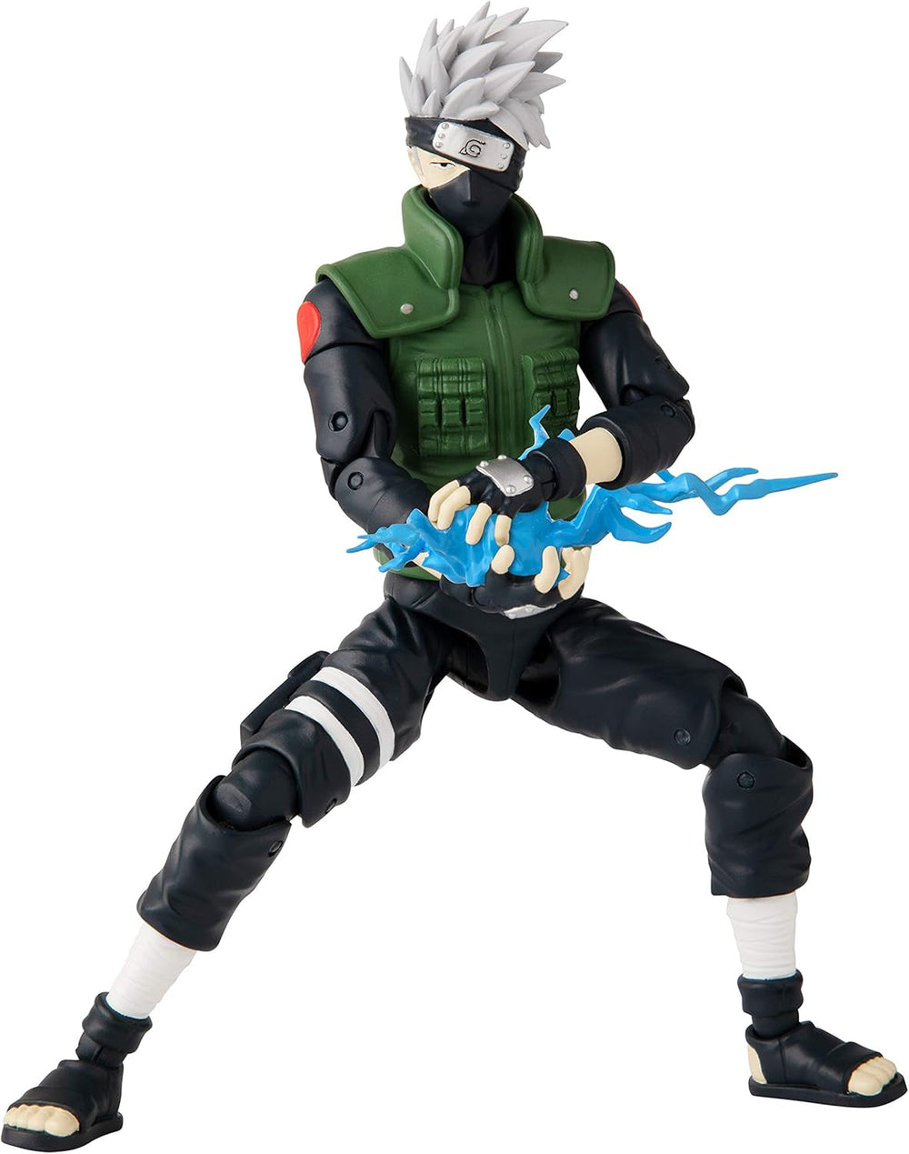 Bandai - Anime Heroes - Naruto Shippuden - Anime Hero Figures 17 Cm - Kakashi Hatake - Licență oficială - Figura articulată Kakashi - 36903 Action figures Naty Shop