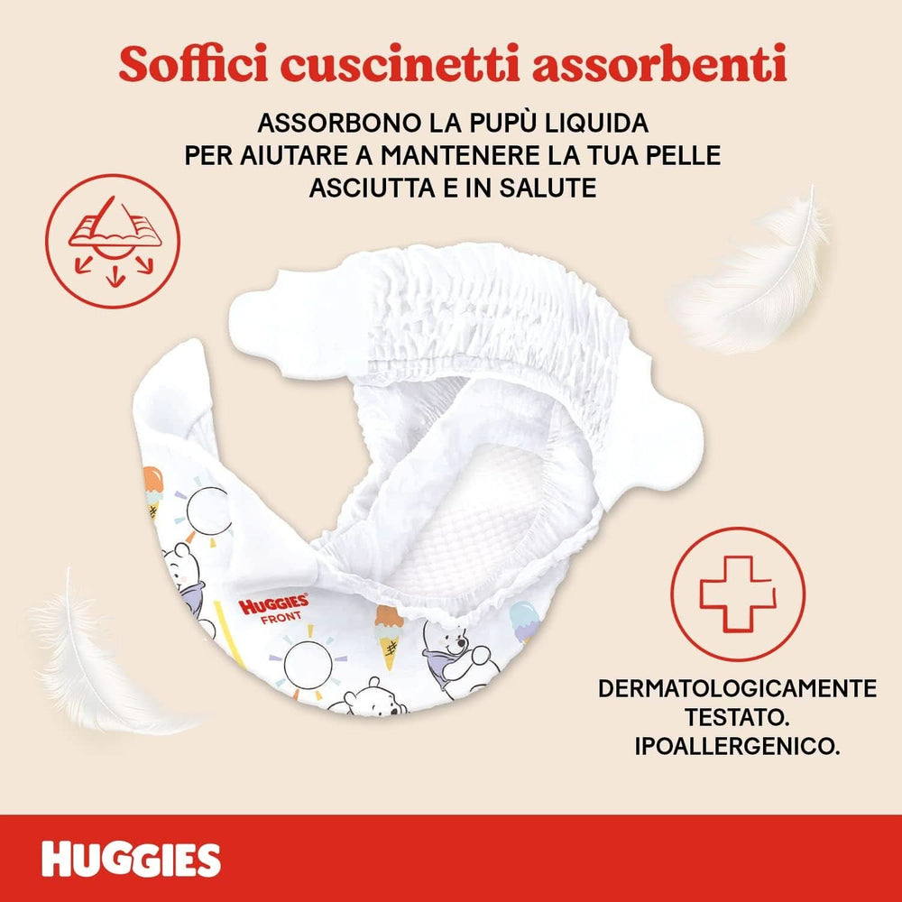 Huggies Baby, velikost 2 (3 – 6 KG), 24 plen Matka a dítě Naty Shop