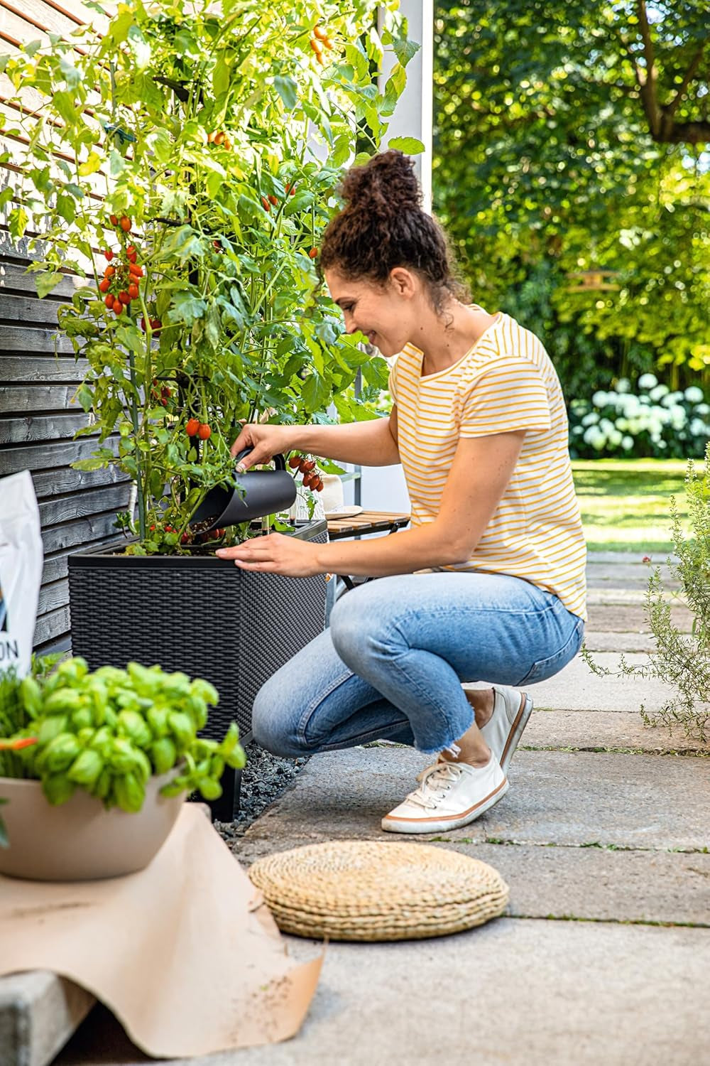 LECHUZA LECHUZA-PON Dozator 1 L gri ardezie 19062