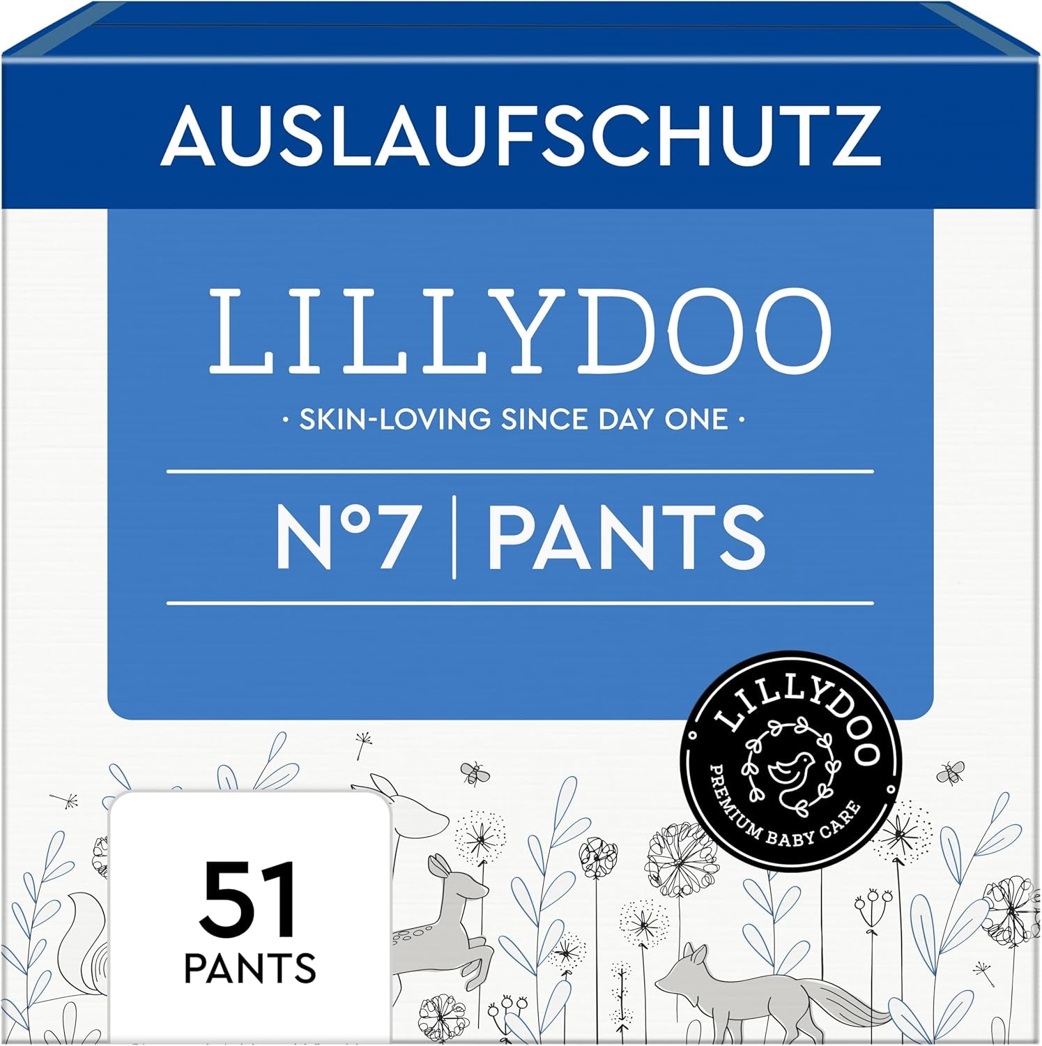 LILLYDOO Skin Friendly Pants Velikost 5 (12-17 kg) Měsíční balení (105 kusů)