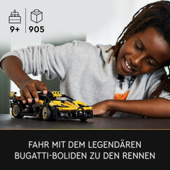 LEGO Technic Bugatti závodní auto, stavebnice modelu auta, hračka sportovního auta, ikonická sběratelská sada aut, stavebnice od 9 let 42151 stavebnic Besuche den LEGO-Store