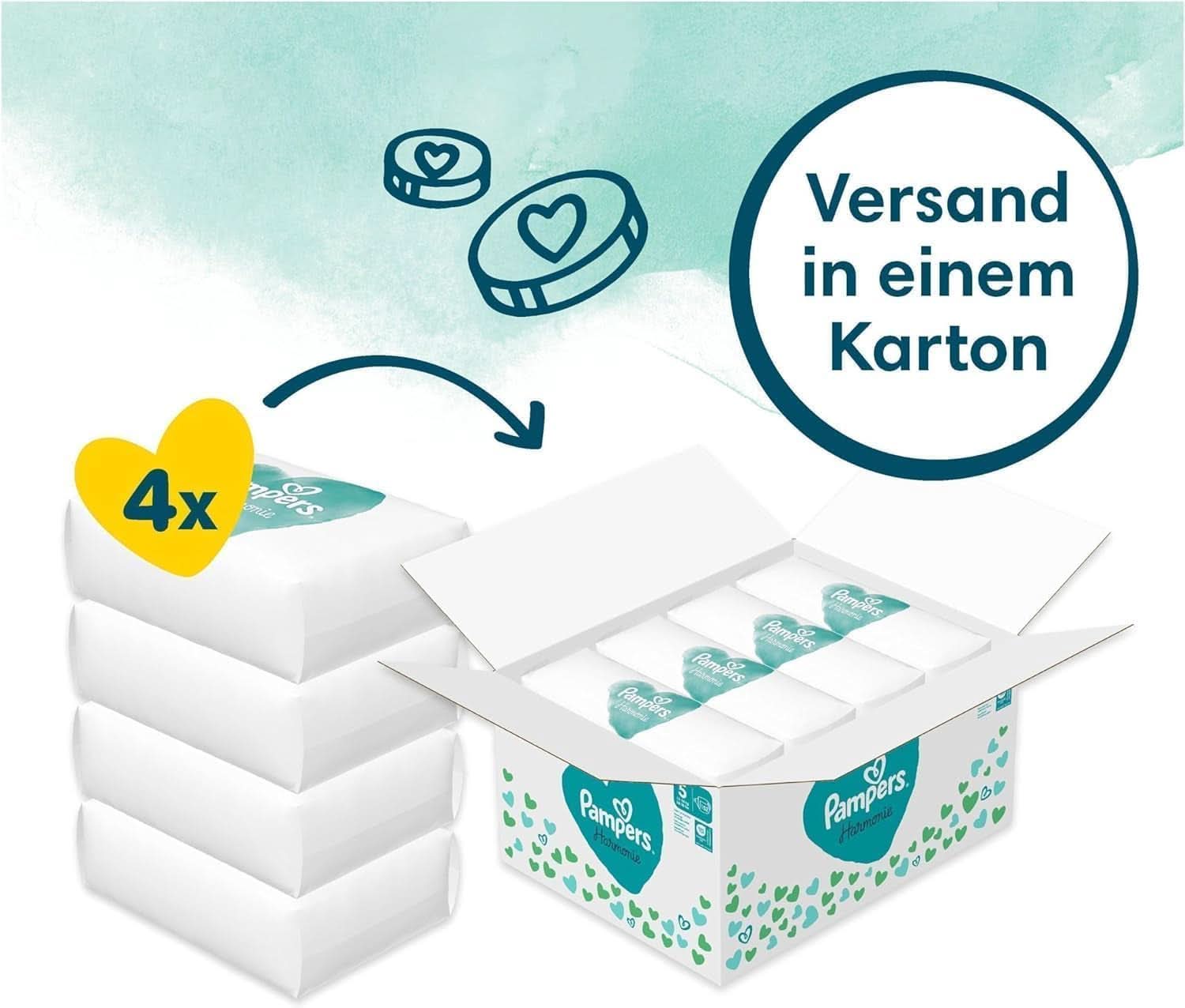 Sada dětských plen Pampers Harmonie vel. 5 (11-16 kg), 304 kusů Matka a dítě Naty Shop