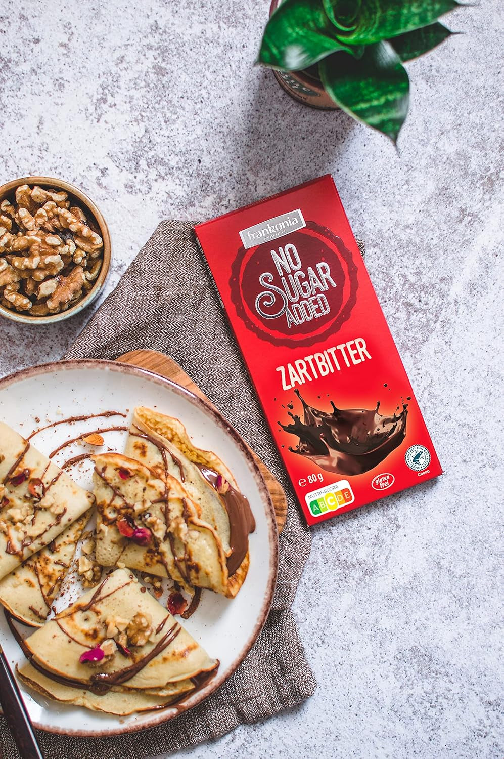 Frankonia hořká čokoláda bez přidaného cukru, 80 g