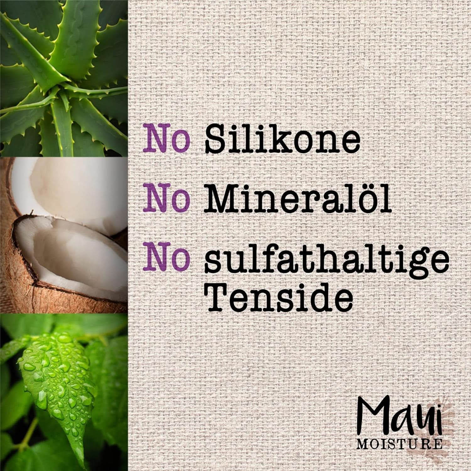 Maui Moisture Revive & Hydrate + bambucké máslo, šampon nebo kondicionér, 385 ml sprcha a koupel Naty Shop