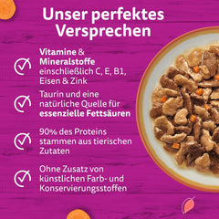 Hrană umedă Whiskas Adult 1+ Colecția Tasty Mix Country în sos, 84 pliculețe, 84 x 85g (1 pachet vrac) – Hrană umedă de înaltă calitate pentru pisici adulte