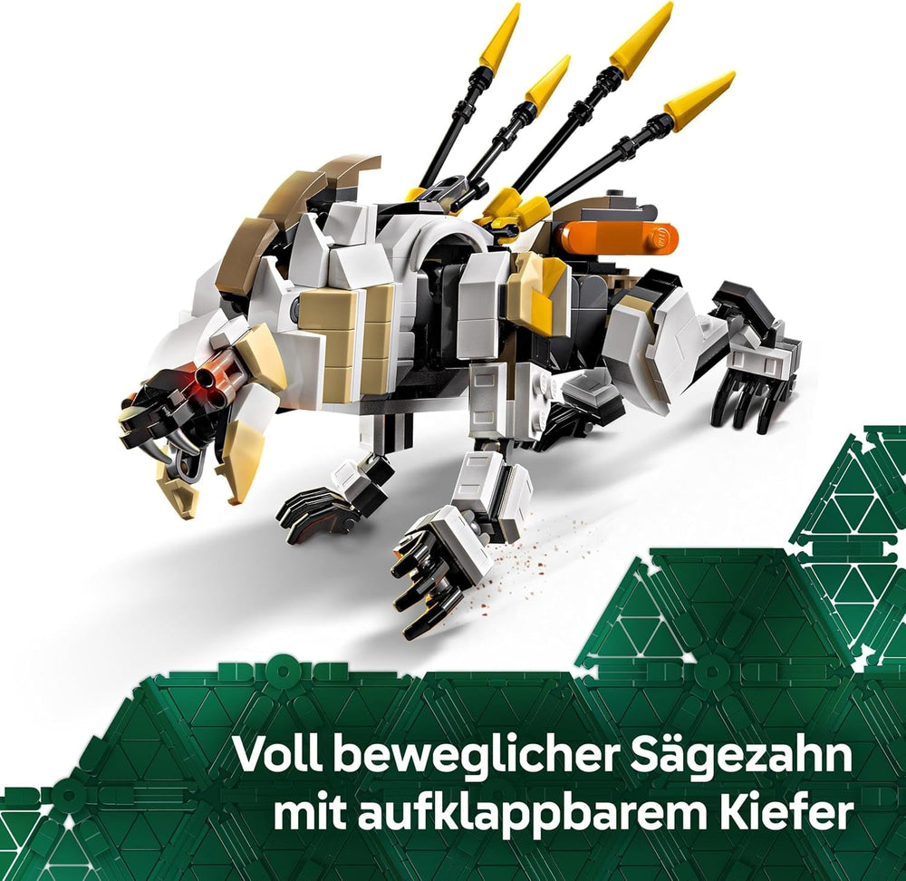 LEGO Horizon Adventures Aloy a Varl vs. Obrněný chodec a Sawtooth, monstrózní auto a minifigurky, sada kolekce pro fanoušky videoher, chlapce a dívky starší 9 let 77037 Stavebnice Besuche den LEGO-Store