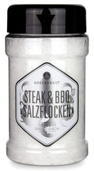 Ankerkraut Steak & BBQ Salzflocken, zum verfeinern von Steaks, Salaten or auch Süßspeisen, 190 g im Streuer
