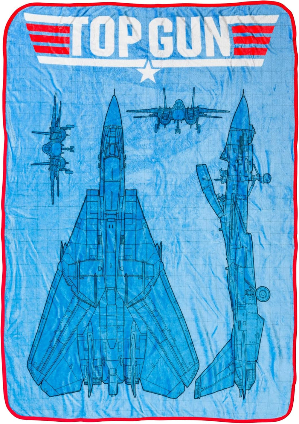 Silver Buffalo Garfield závěsná deka, fleece, 114,3 X 152,4 cm Postele a přikrývky Silver Buffalo Top Gun: Maverick