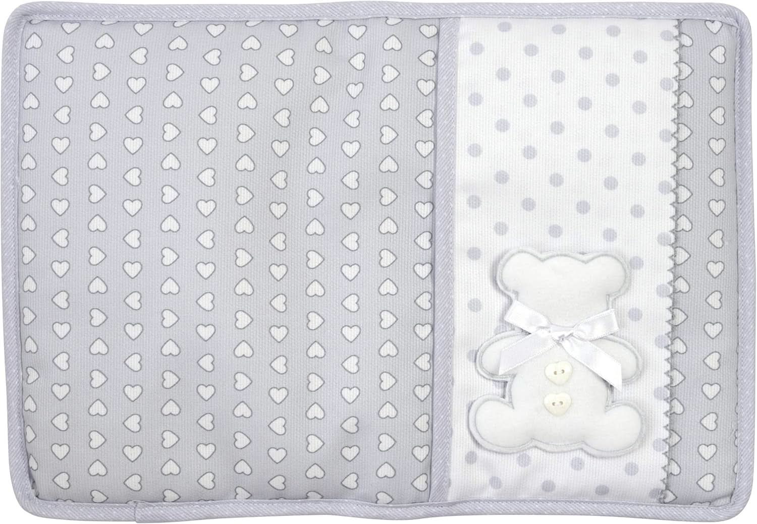 Sáček na plenky a ubrousky, organizér na plenky a ubrousky, 100% Made in Italy, šedá barva Baby Wet Wipes Naty Shop