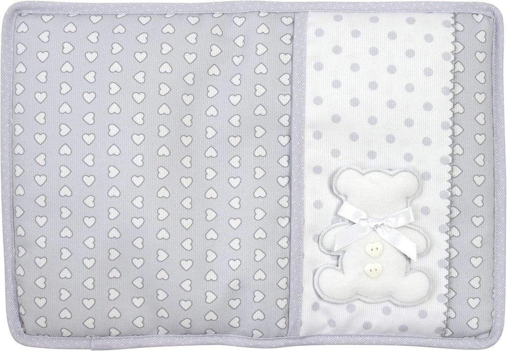 Sáček na plenky a ubrousky, organizér na plenky a ubrousky, 100% Made in Italy, šedá barva Baby Wet Wipes Naty Shop