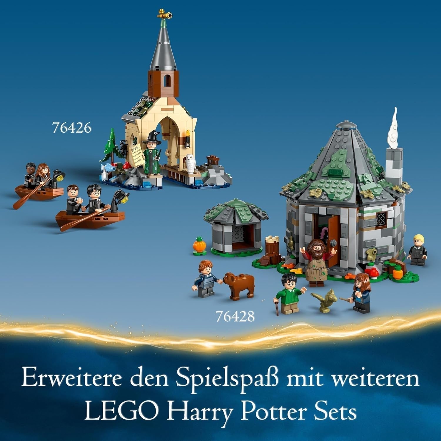 LEGO Harry Potter Owlery na Bradavickém zámku, dobrodružná sada se zvířátky a 3 minifigurkami, filmová hračka pro děti, dárek pro dívky, chlapce a všechny fanoušky od 8 let 76430 Stavebnice Besuche den LEGO-Store
