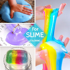 Colorant alimentar 16 culori - Coloranți alimentari lichizi pentru copt torturi, fursecuri, macaroane, fondant - Colorant alimentar vibrant pentru decorare și aerografare, gătit, săpunuri DIY - 6ml fiecare