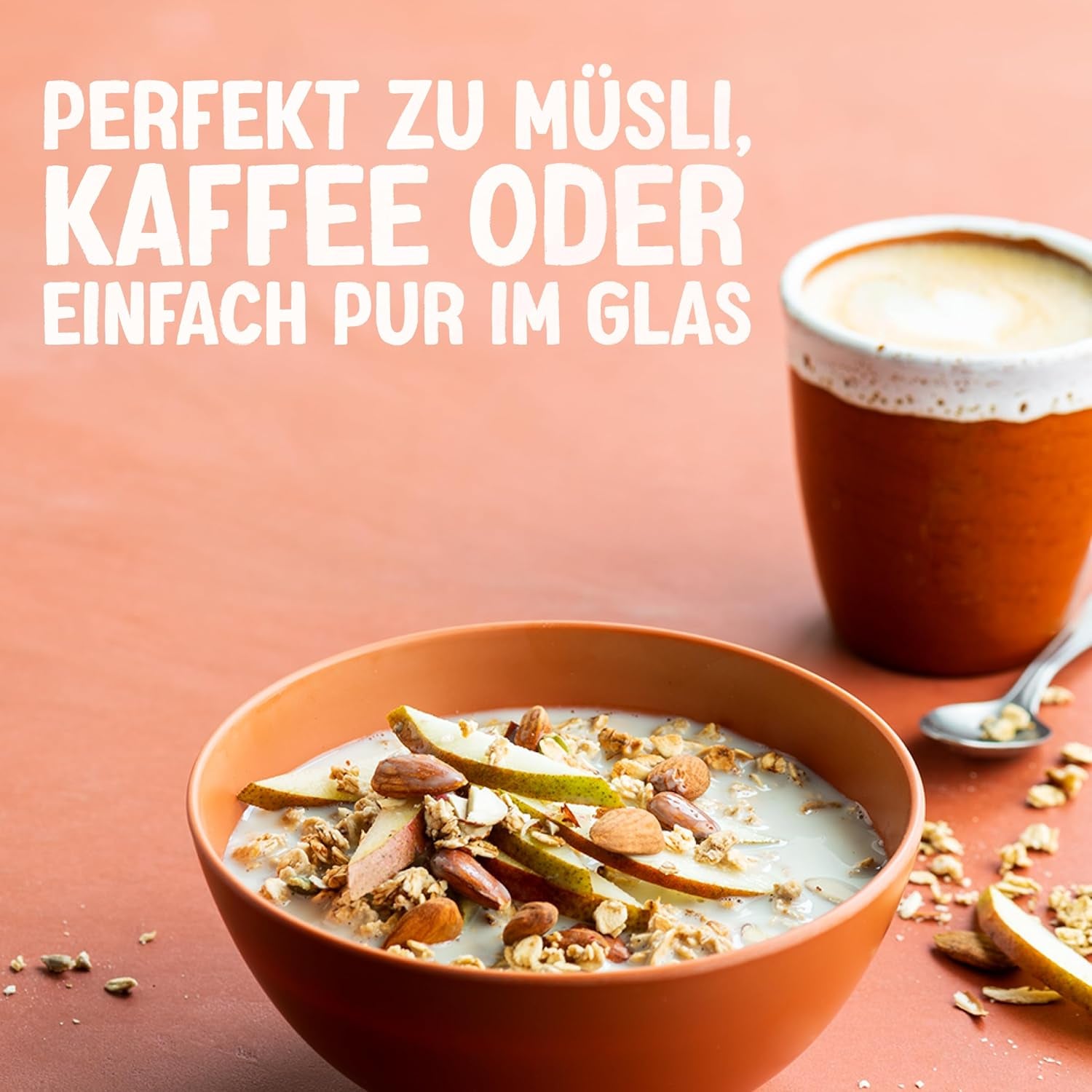 Alpro Haferdrink ohne Zucker – Milchalternative auf Haferbasis – Vegan und Lactosefrei – Bohaté na balastní látky, vápník a vitamíny – 8 x 1 l