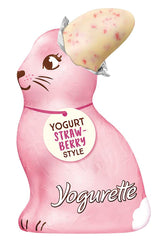 Ferrero Osterhase | 75 G| Weiße Joghurtschokolade Mit Fruchtigen Erdbeercrisps | Velikonoce | Osterhas | Geschenk Aus Schokolade v Hasenform Naty Shop