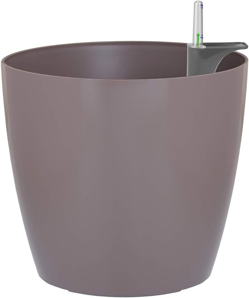 GHIVEC SAN REMO 30CM CU AUTOUDARE ANTRACIT, antracit