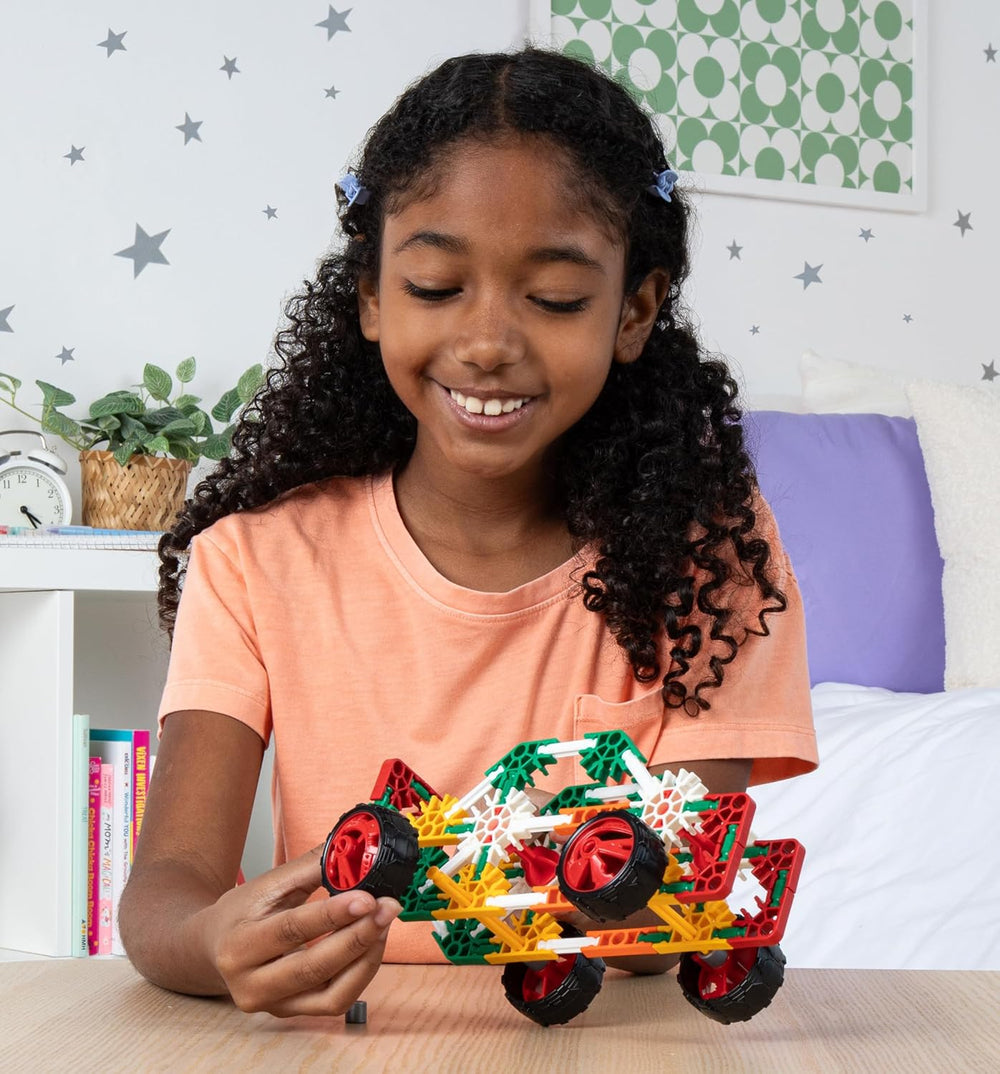 K'NEX 15210 Baukasten für Anfänger mit 40 Modelen, Lernspielzeug für Jungen und Mädchen, 141-teiliges Lernset, Konstruktionsspielzeug für Kinder, Bauspielzeug ab 5 Jahren