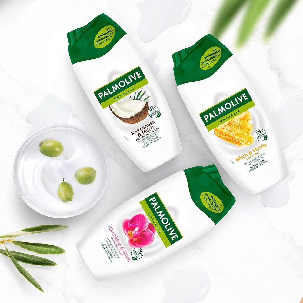 Gel de duș Palmolive Naturals Coconut & Milk, 6 x 250 ml Duș și baie Naty Shop