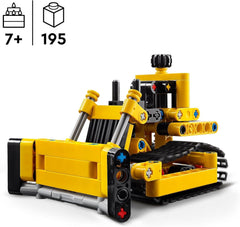 Stavebnice těžkého buldozeru LEGO Technic Buldozer Přidejte na své staveniště Stavební hračka pro děti Technický dárek pro chlapce a dívky 7 let 42163 Stavebnice Besuche den LEGO-Store