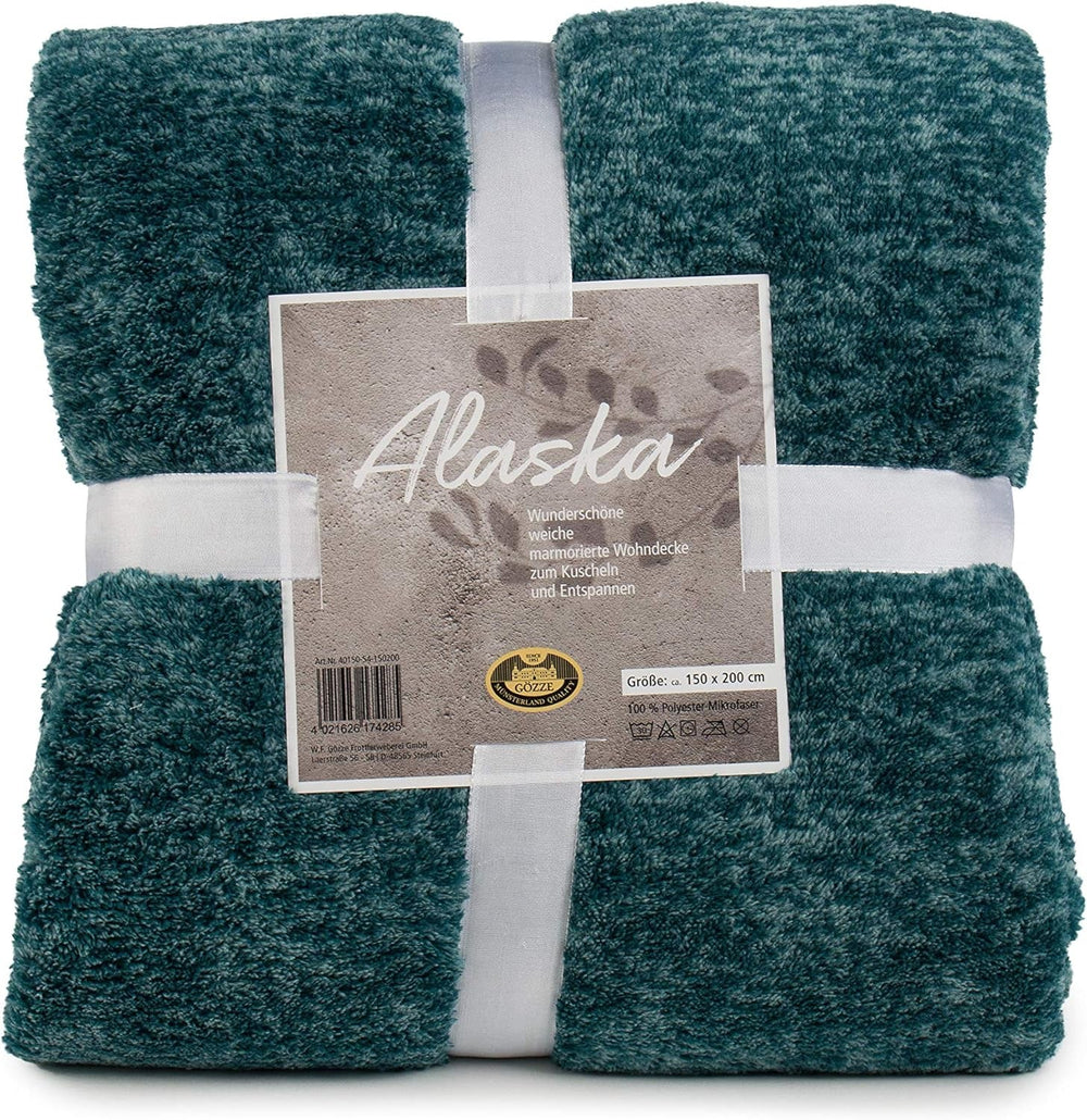 Gözze - Mramorovaná obývací a pohodlná deka, 150 X 200 cm - Benzínové postele a přikrývky Besuche den Gözze-Store