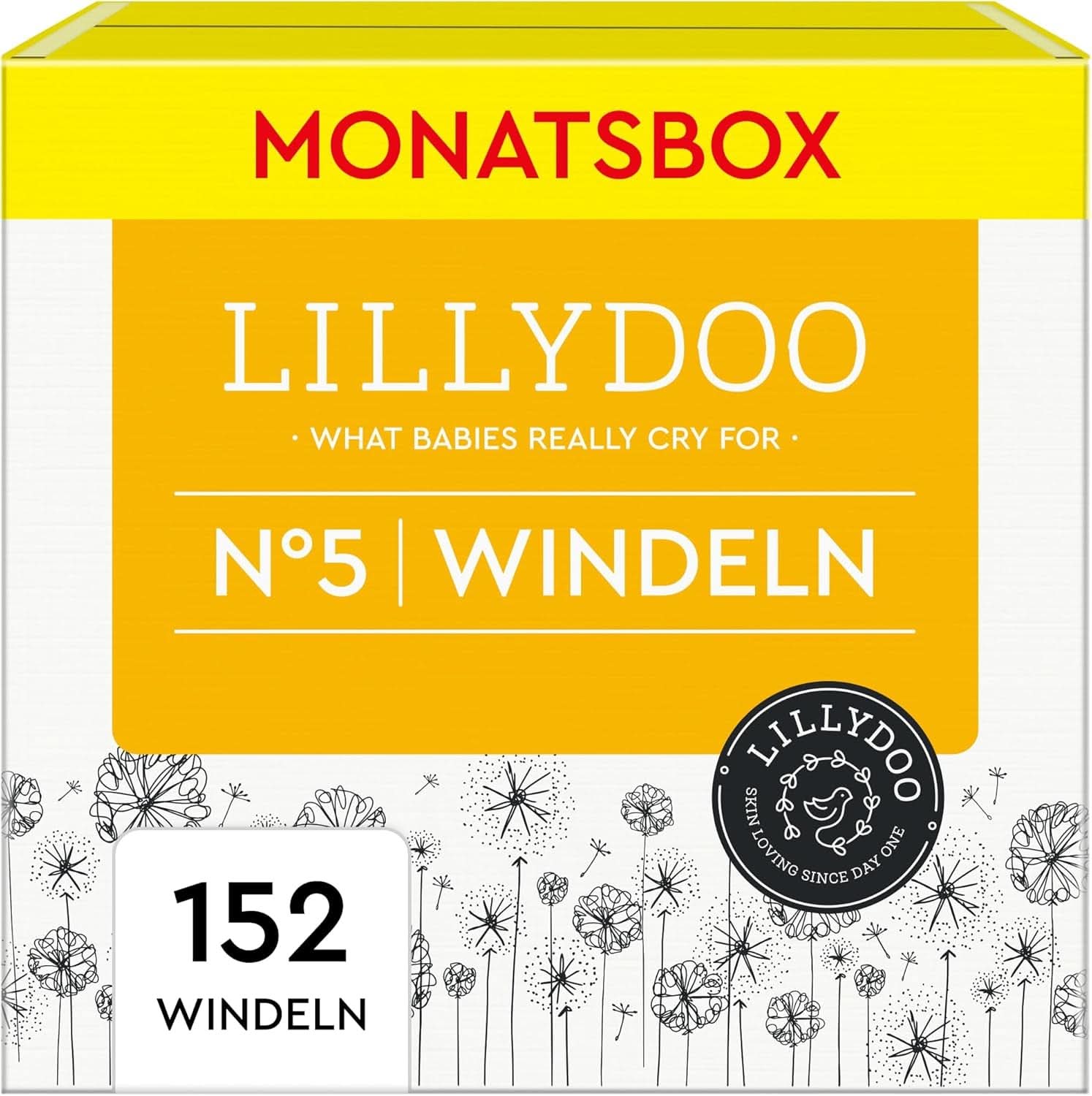 LILLYDOO Scutece prietenoase cu pielea, mărimea 2 (4-8 kg) Mama si Copilul Naty Shop 5 (152 buc)